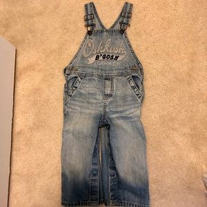 OshKosh B’gosh Boy’s denim overalls size 18 months